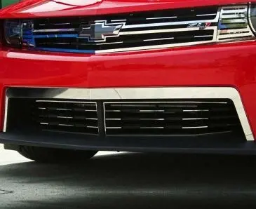 2012-2013 Camaro Zl1 - Lower Front Grille Trim Kit 26Pc | Polished Stainless Steel 1