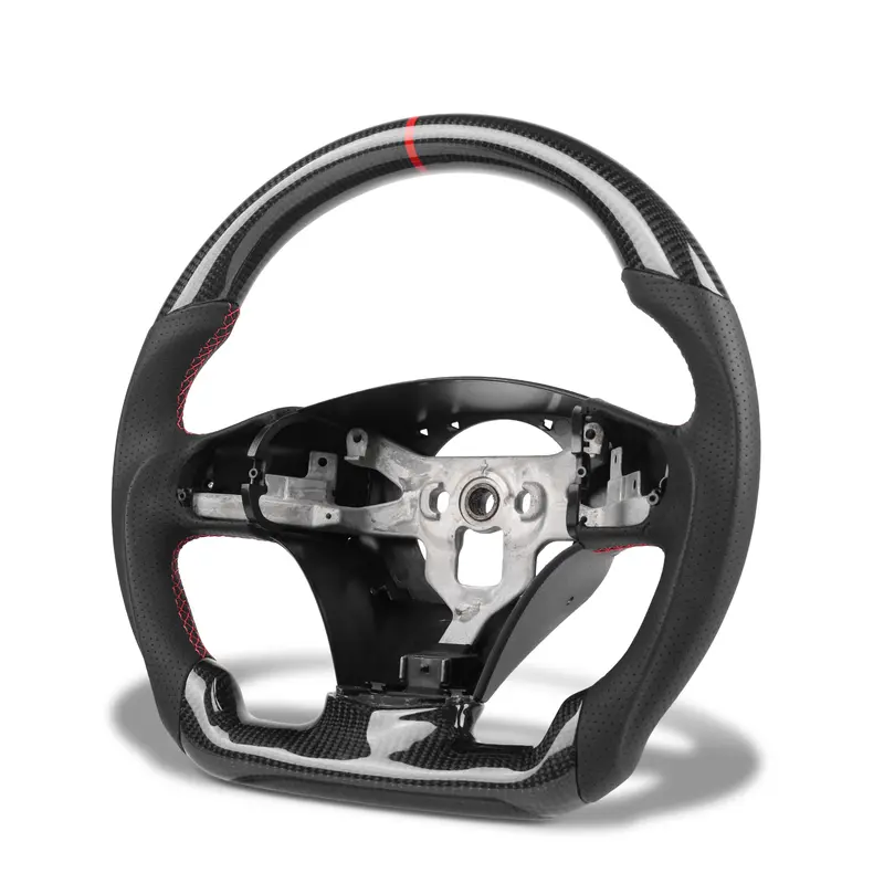 2012-2013 Corvette C6 Carbon Fiber Steering Wheel W/O Paddle Shifter Holes Core Pre Manufactured 1