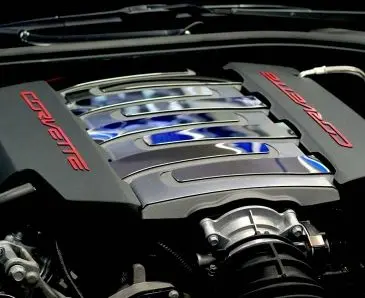 2014-2019 C7 Corvette Stingray - Polished/Brushed Plenum Cover 9Pc | Stainless Steel 1