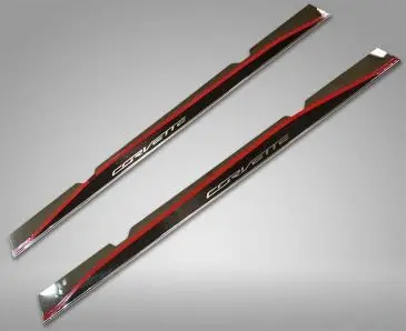 2014-2019 C7 Stingray/Z51 Corvette - Side Skirts | 22 Gauge Stainless Steel With Carbon Fiber Overlay 1