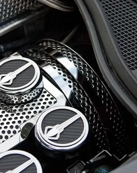 2014-2019 C7 Z06/Zr1/Grand Sport - Brake Booster Cover Perforated 3Pc | Stainless Steel, Choose Finish 1