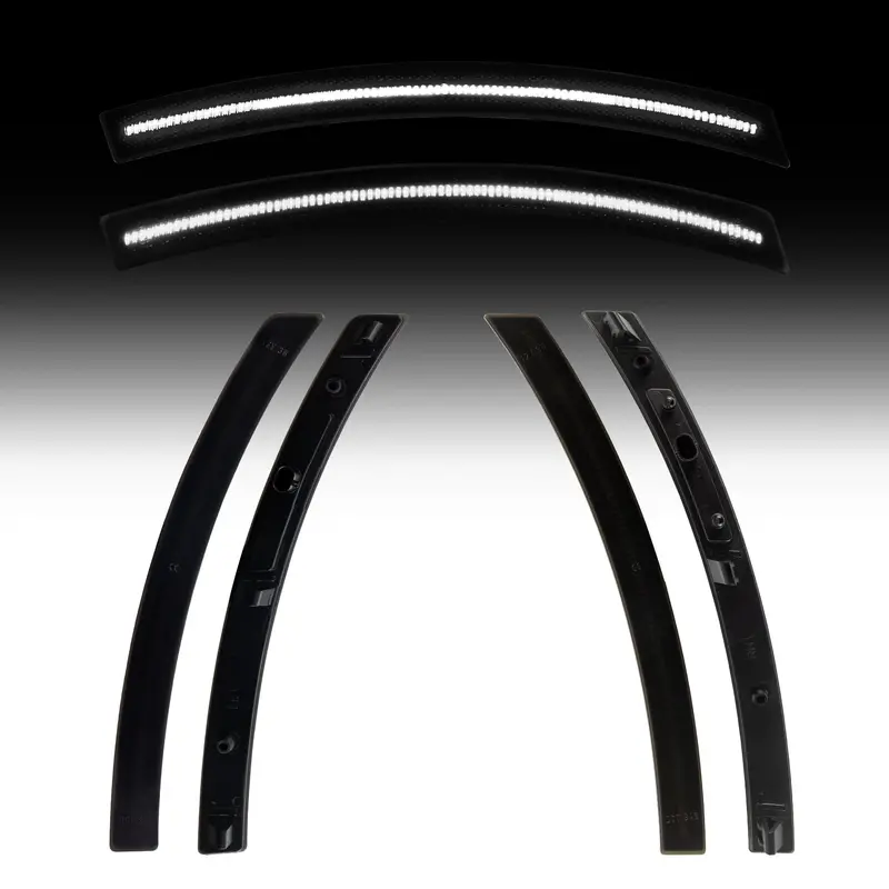 2014–2019 Chevrolet Corvette C7 Smoked White Led Side Markers Set 2