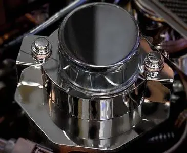 2014-2019 Corvette Stingray C7/Z51/Z06 - Vacuum Pump Actuator Cover | Polished Stainless Steel, Choose Cap Options 1