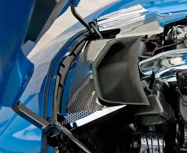 2014-2019 Corvette Z06/Z51/C7 Stingray - Vent Tube Cover | Stainless Steel, 1