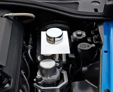 2014-2019 Corvette Z06/Z51/Zr1/C7 Stingray - Master Cylinder Cover For Manual Trans. | Polished Stainless Steel 1