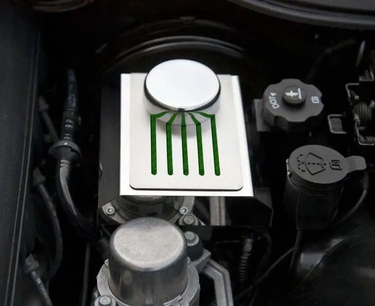 2014-2019 Z06/Z51/Zr1/C7- Brake Master Cylinder Cover W/Ribbed Slots Auto Trans. | Polished Stainless, Choose Color 13