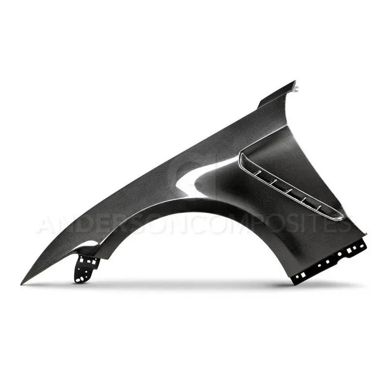 2015-2017 Mustang Gt350 Style Carbon Fiber Front Fenders (Pair) 1