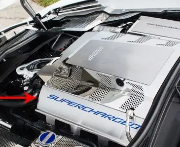 2015-2019 Corvette Z06 Stingray - Fuel Rail Covers Supercharged 2Pc | Stainless Steel, Choose Color 4