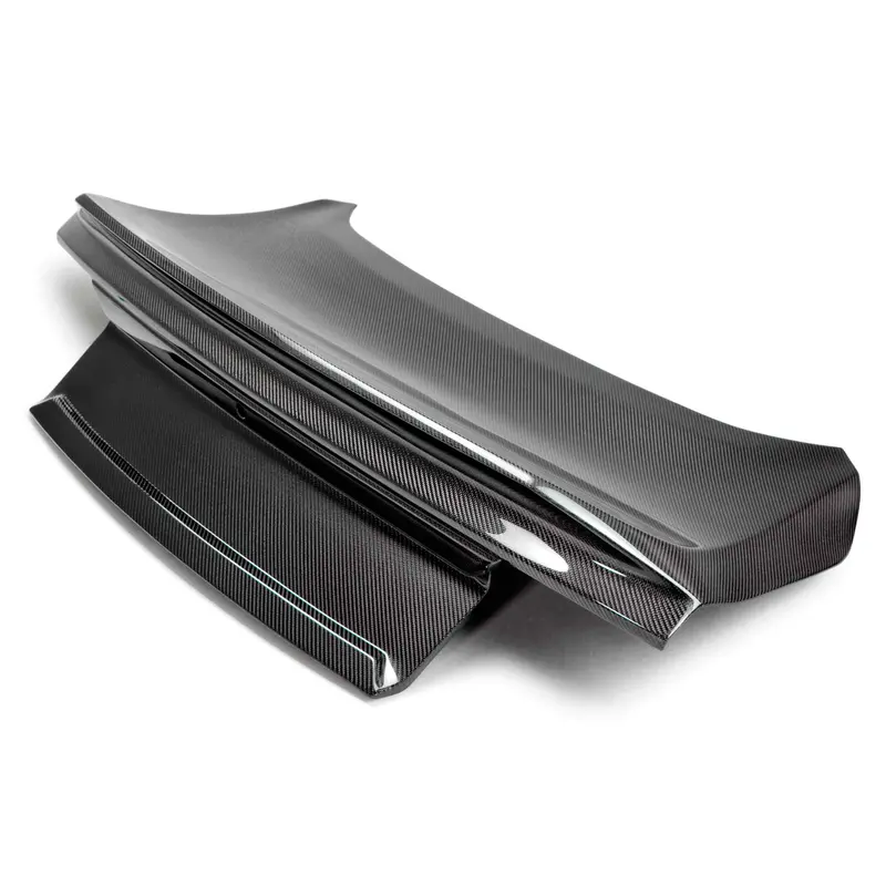 2015-2023 Mustang Double Sided Carbon Fiber Type-St Decklid With Integrated Spoiler 1