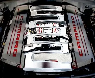 2016-2021 Camaro Ss - Plenum Cover 9Pc | Brushed/Polished Stainless Steel 1