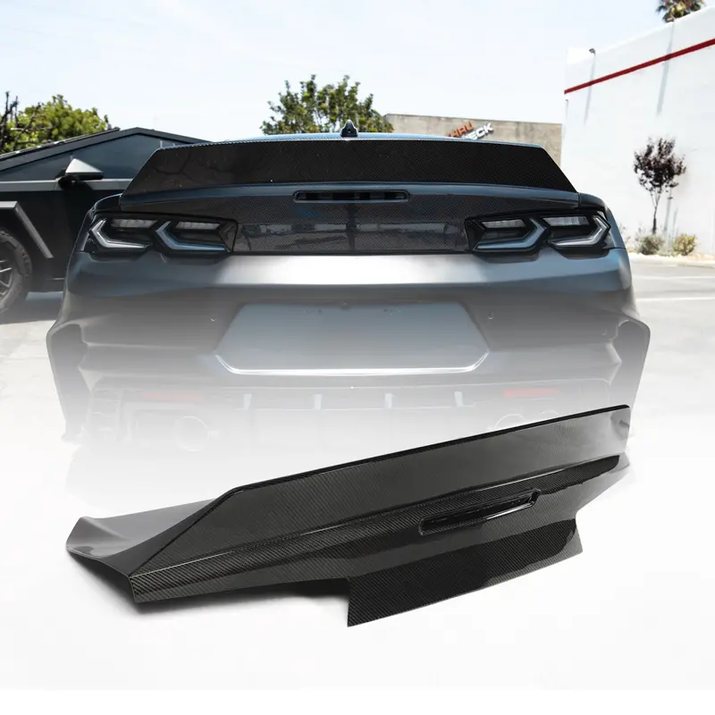 2016-2024 Camaro Type-X Double Sided Carbon Fiber Trunk 1