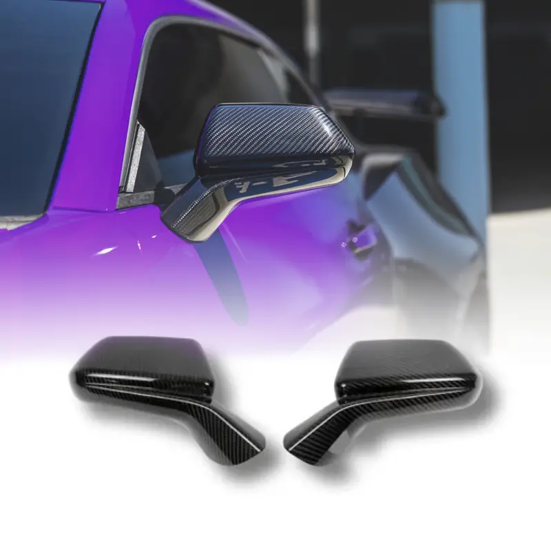 2016-2024 Chevy Camaro Carbon Fiber Mirror Caps 1