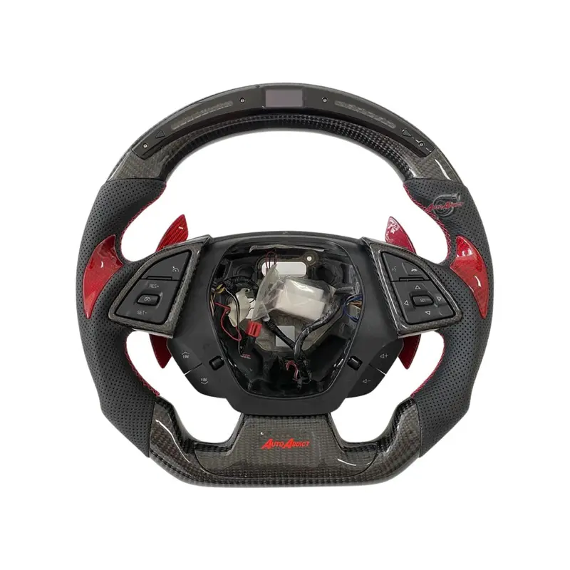 2016-2024 Chevy Camaro Custom Carbon Fiber Steering Wheel 1