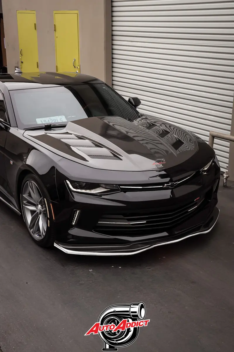 2016-2024 Chevy Camaro Type-Ams Carbon Fiber Hood 1