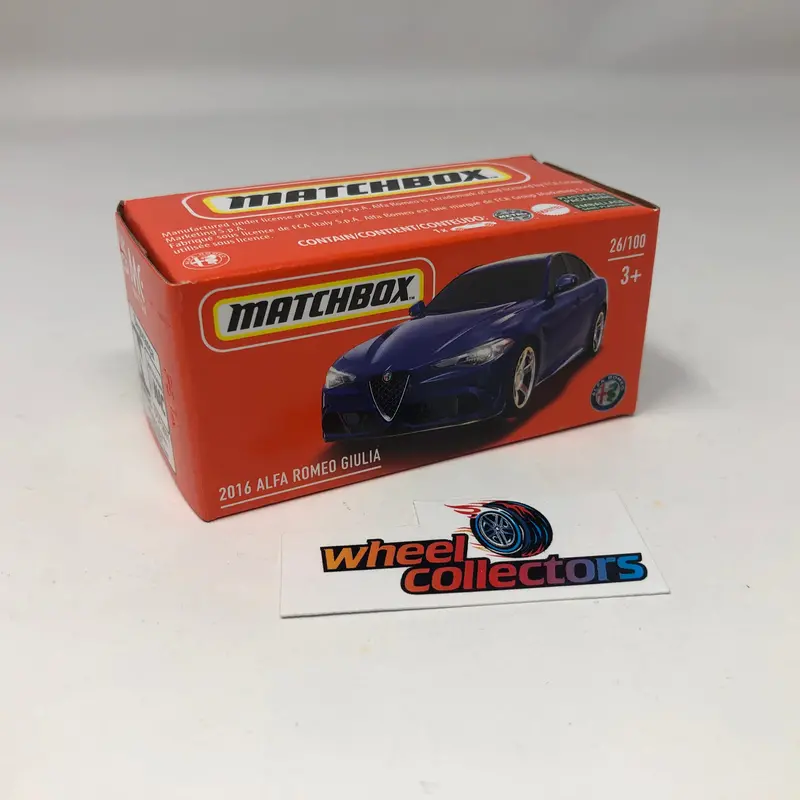 2016 Alfa Romeo Giulia * Blue * Matchbox Power Grabs 1