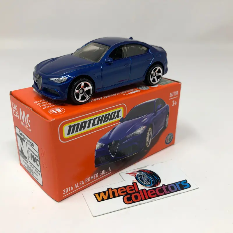 2016 Alfa Romeo Giulia * Power Grabs 2022 Matchbox Case B Release 1