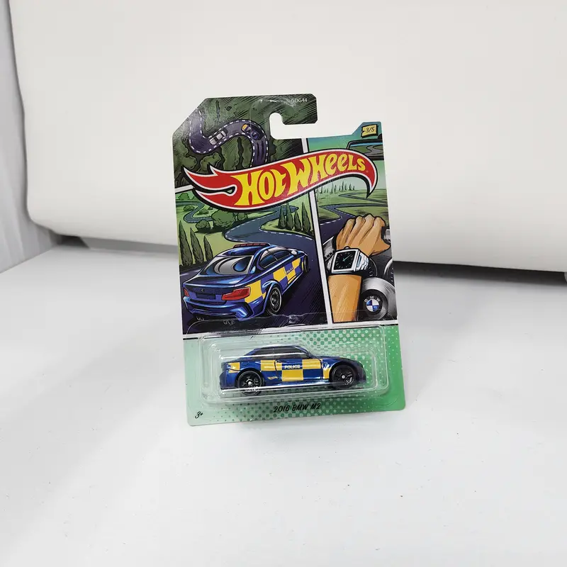 2016 Bmw M2 Police * Blue * Hot Wheels Comics & Cops 1