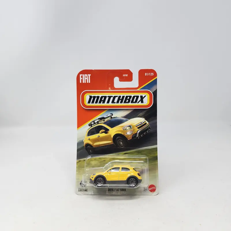 2016 Fiat 500X #1 * Yellow * 2026 Matchbox Basic Mainline Case A 1