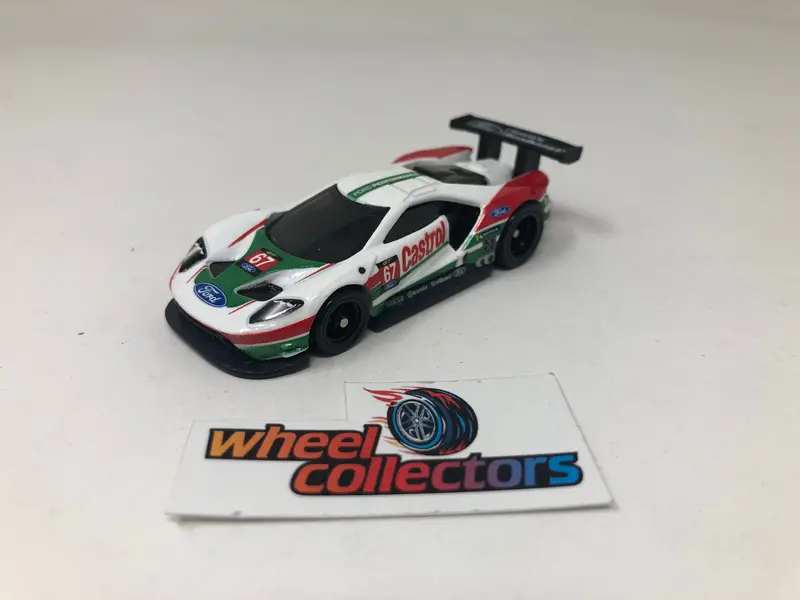 2016 Ford Gt Race * White * Hot Wheels Loose 1:64 Scale 1