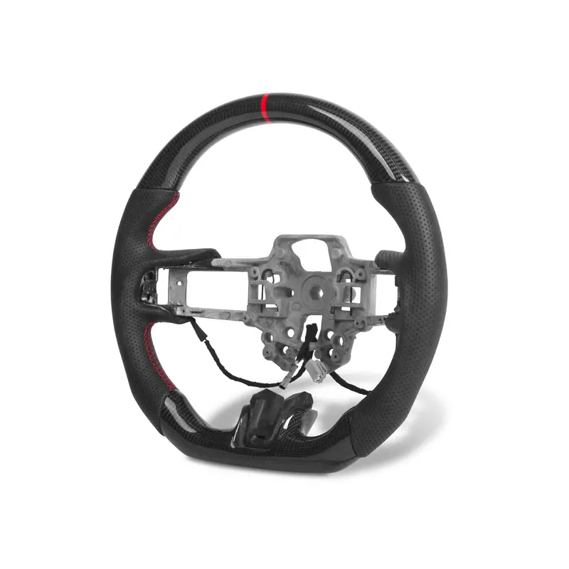 2018-2023 Mustang S550 Carbon Fiber Steering Wheel W/ Heated Core Pre Manufactured 1
