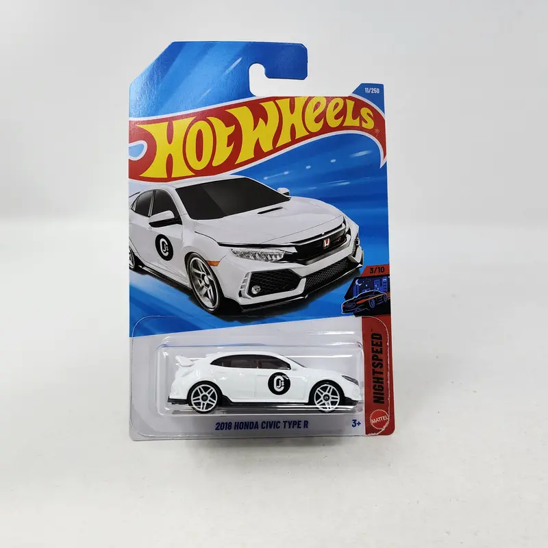 2018 Honda Civic Type R #11 * White * 2026 Hot Wheels Case B 1