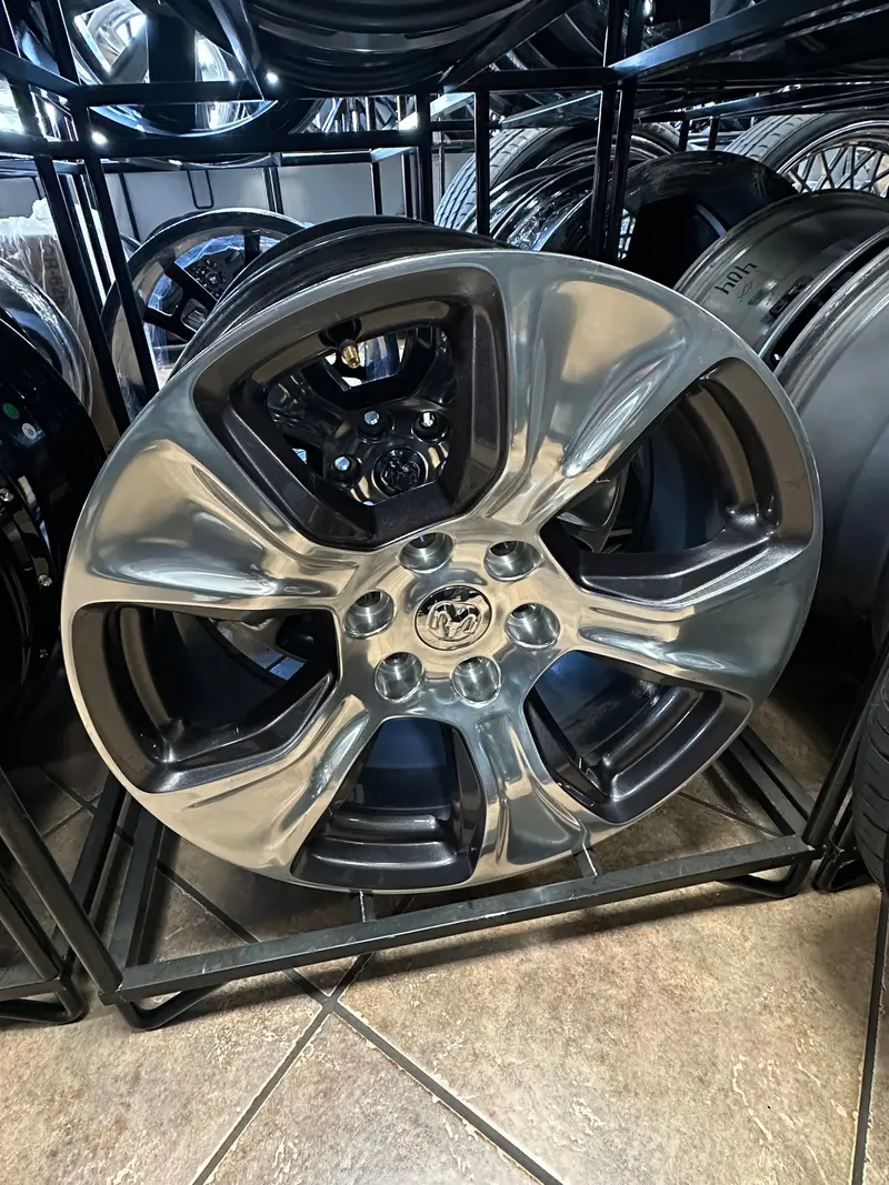 2019-2023 Dodge Ram 1500 2674 Wheel 20X9 5Spoke Rim Charcoal Polished 5Yd571auaa 1