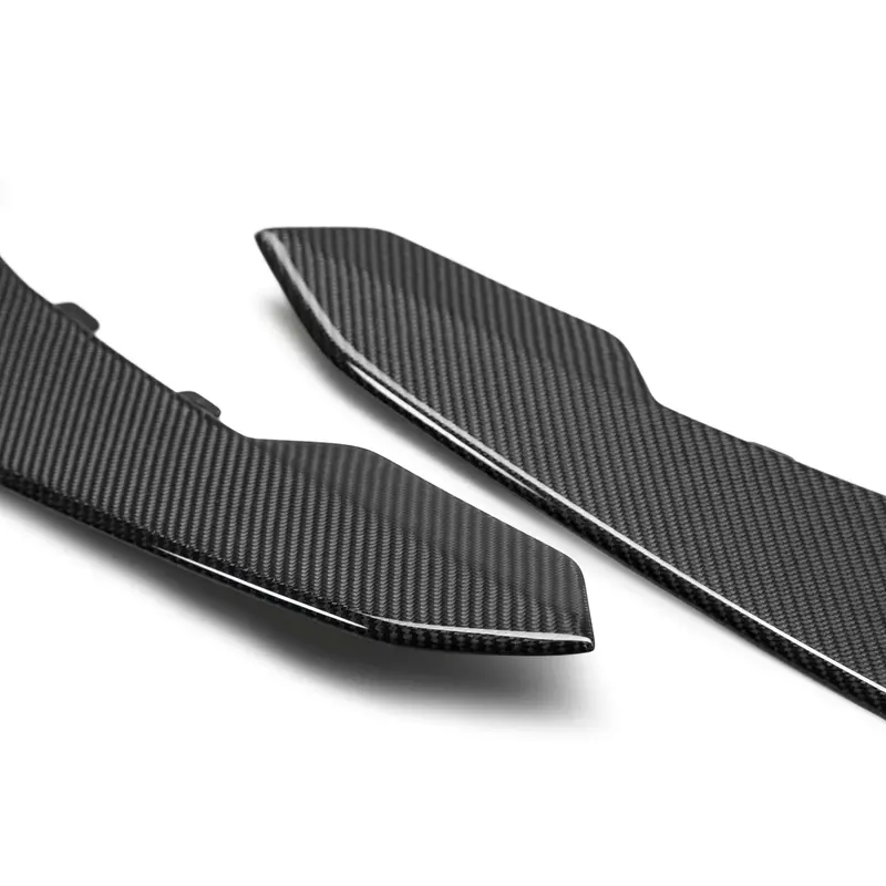 2019-2025 Chevy Camaro Zl1 1Le Track Package Carbon Fiber Canards (Dive Planes) Aftermarket Aausa Zl1 Bumper Mold 2