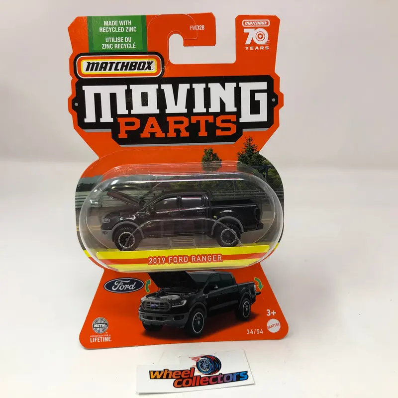 2019 Ford Ranger * Black * 2023 Matchbox Moving Parts Case B 1