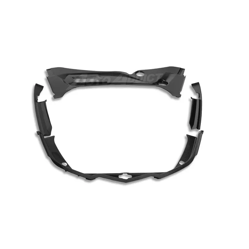 2020-2026 Corvette C8 Carbon Fiber Pre-Preg Front Frunk Surround Trim Kit 1