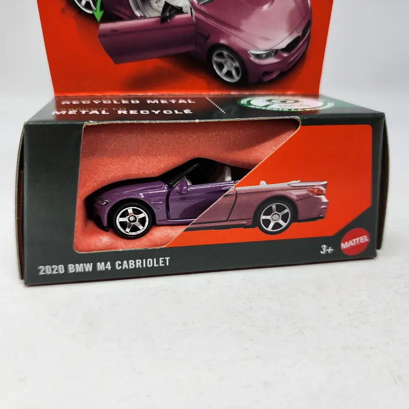 2020 Bmw M4 Cabriolet * Purple * 2026 Matchbox Moving Parts Case J 2
