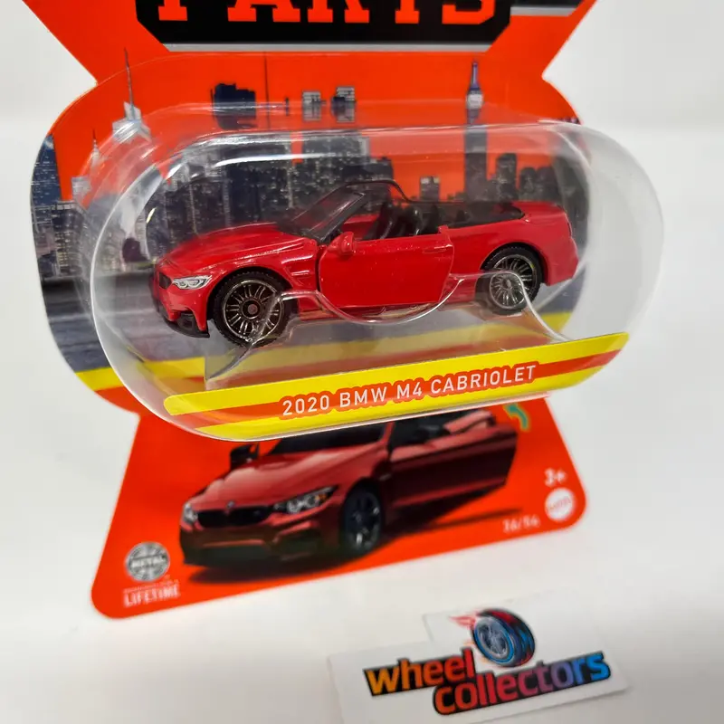 2020 Bmw M4 Cabriolet * Red * 2023 Matchbox Moving Parts Case A & C 2