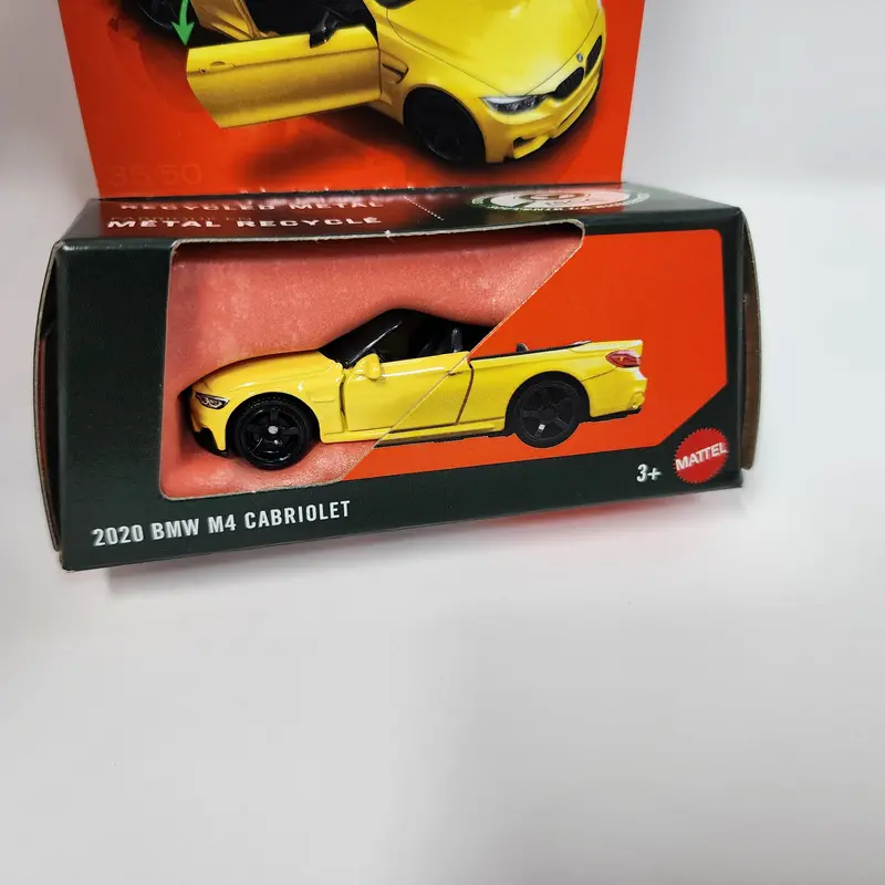 2020 Bmw M4 Cabriolet * Yellow * 2025 Matchbox Moving Parts Case F 2