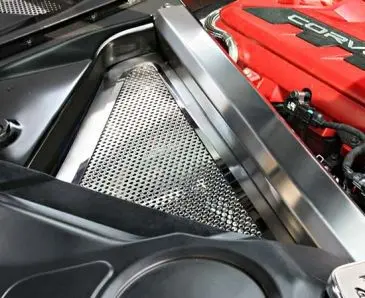 2020+ C8 Corvette Coupe - Perforated Header Guard Cover Kit W/Rear Crossmember Covers | Choose Finish 1