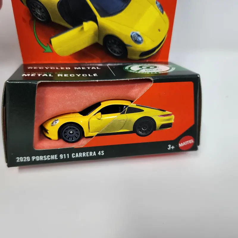 2020 Porsche 911 Carrera 4S * Yellow * 2025 Matchbox Moving Parts Case F 2