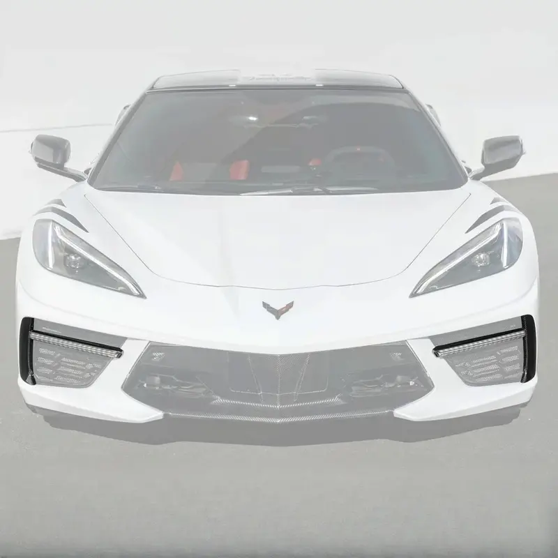 2020-Up Corvette C8 Sequential Led Drl Light Bar Bezel Insert 2