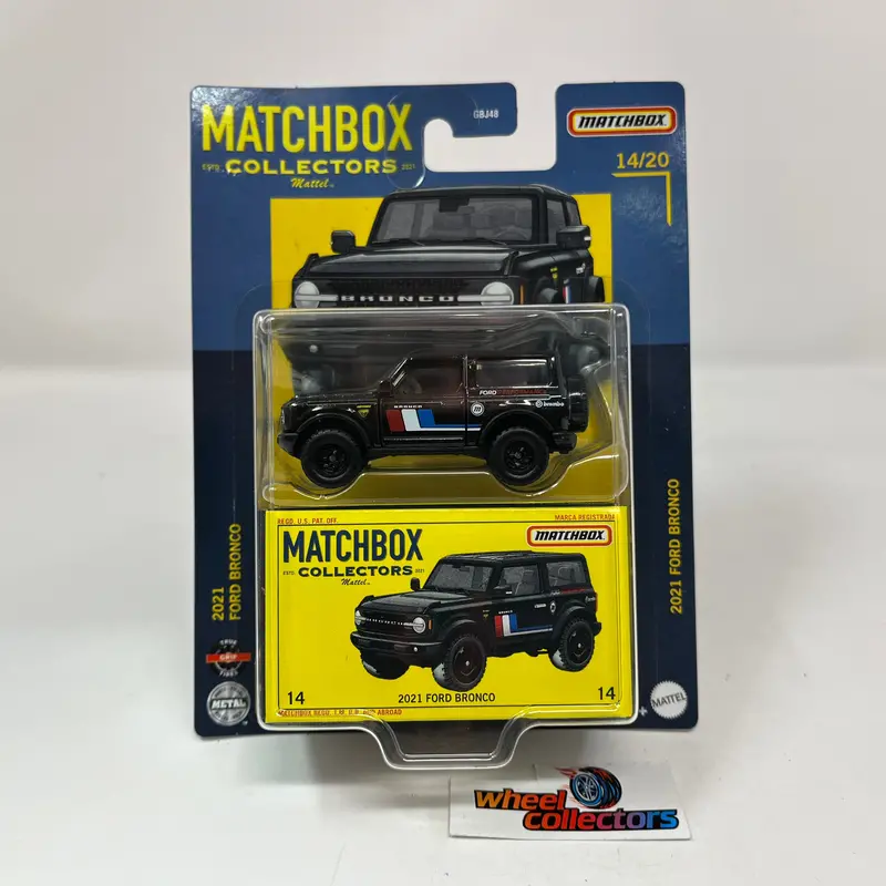 2021 Ford Bronco #14 * Black * 2022 Matchbox Collectors Series 1