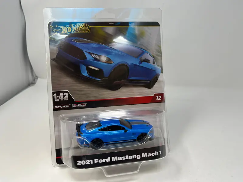 2021 Ford Mustang Mach 1 * Blue * 2024 Hot Wheels 1:43 Scale Series Case E 1
