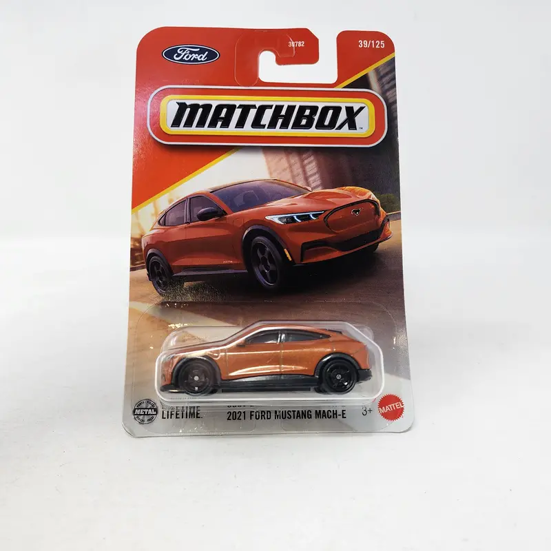 2021 Ford Mustang Mach-E #39 * Orange * 2025 Matchbox  Case K 1