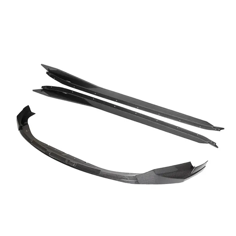 2021-Up Bmw G80 M3 G82 G83 M4 Carbon Fiber Front Lip Splitter & Side Skirts 1