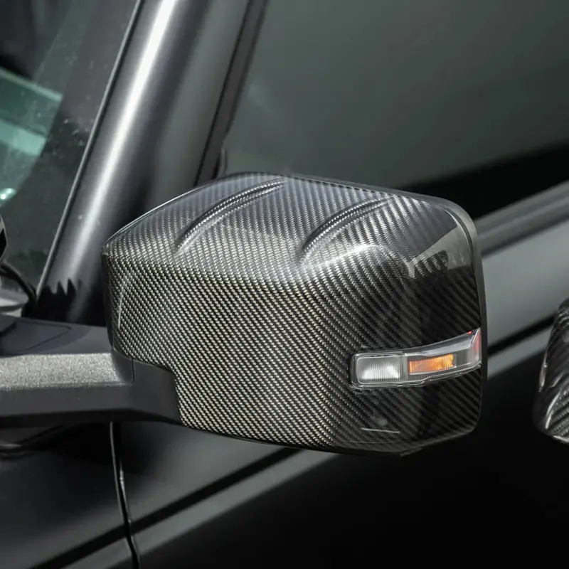 2021-Up Ford Bronco Mirror Cap Cover Pair Carbon Fiber 1