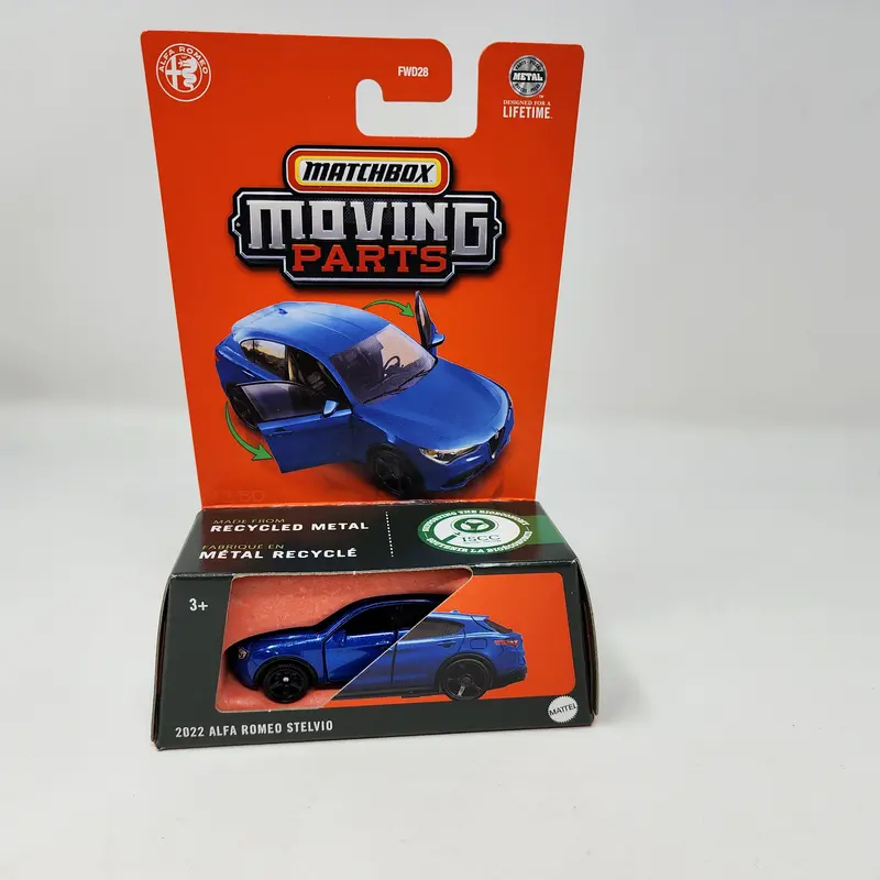 2022 Alfa Romeo Stelvio * Blue * 2025 Matchbox Moving Parts Case A 1