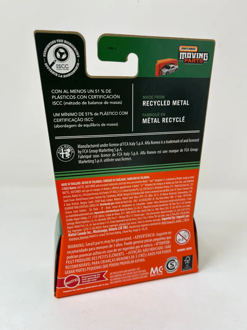 2022 Alfa Romeo Stelvio * Red * 2024 Matchbox Moving Parts Case L 2