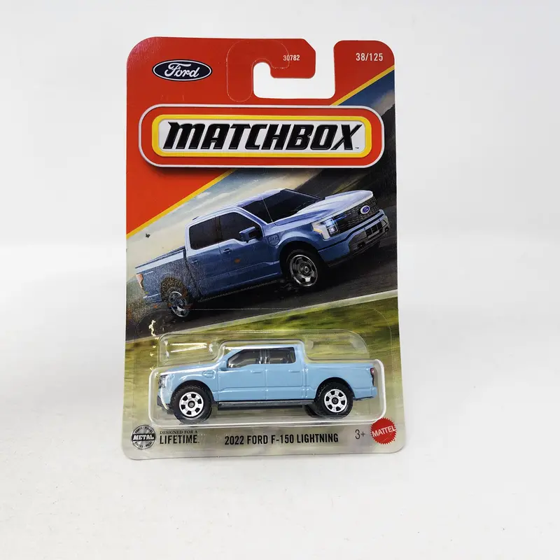 2022 Ford F-150 Lightning #38 * Light Blue * 2025 Matchbox Case J 1