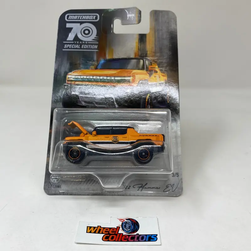2022 Hummer Ev #3/5 * Orange * 2023 Matchbox Moving Parts 70Th Anniversary Edition 1