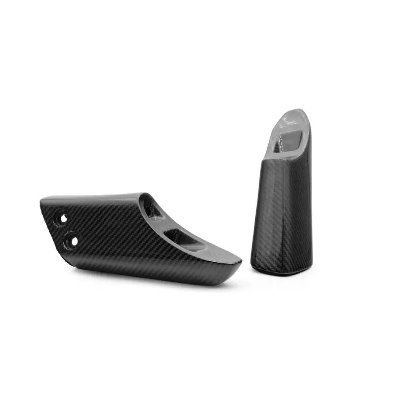 2023-2026 C8 Corvette Z06 Gloss Carbon Fiber Z07 Wing Riser (Pair) 1