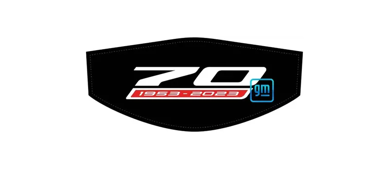 2023 Corvette 70Th Anniversary Logo Trunk Cover Convertible Or Coupe 1