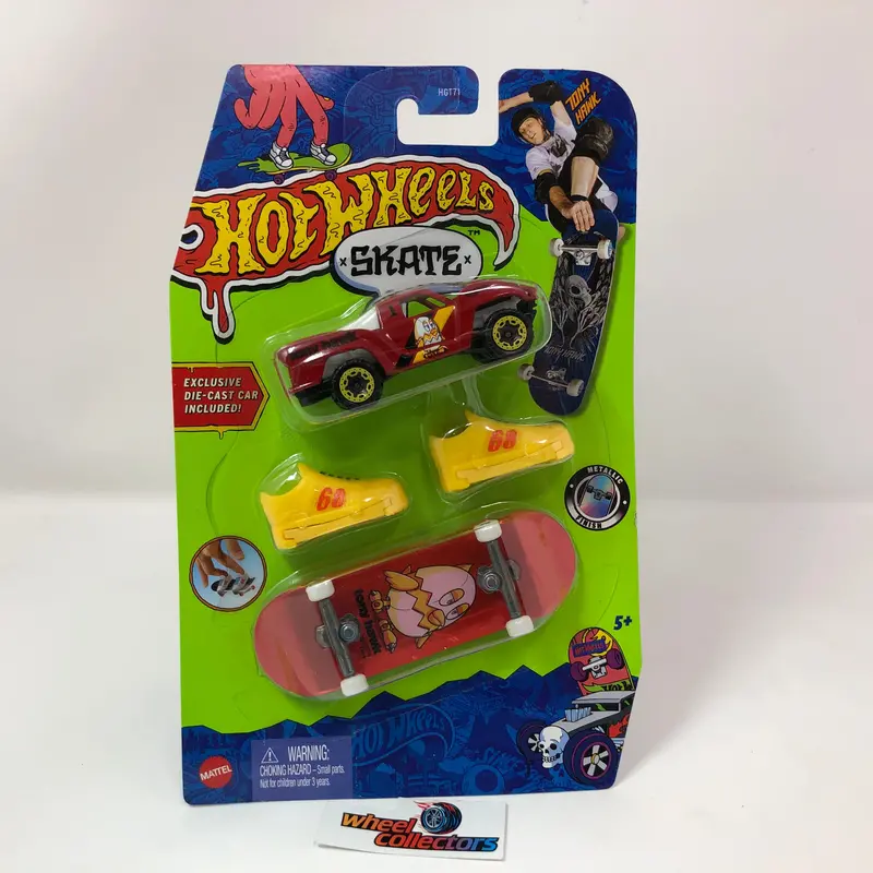2023 Hot Wheels Skate * Baja Truck W/ Skate Board By Tony Hawk & Shoes 1