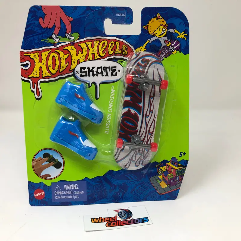 2023 Hot Wheels Skate Boards Tony Hawk * Illussion Confusion & Shoes 1