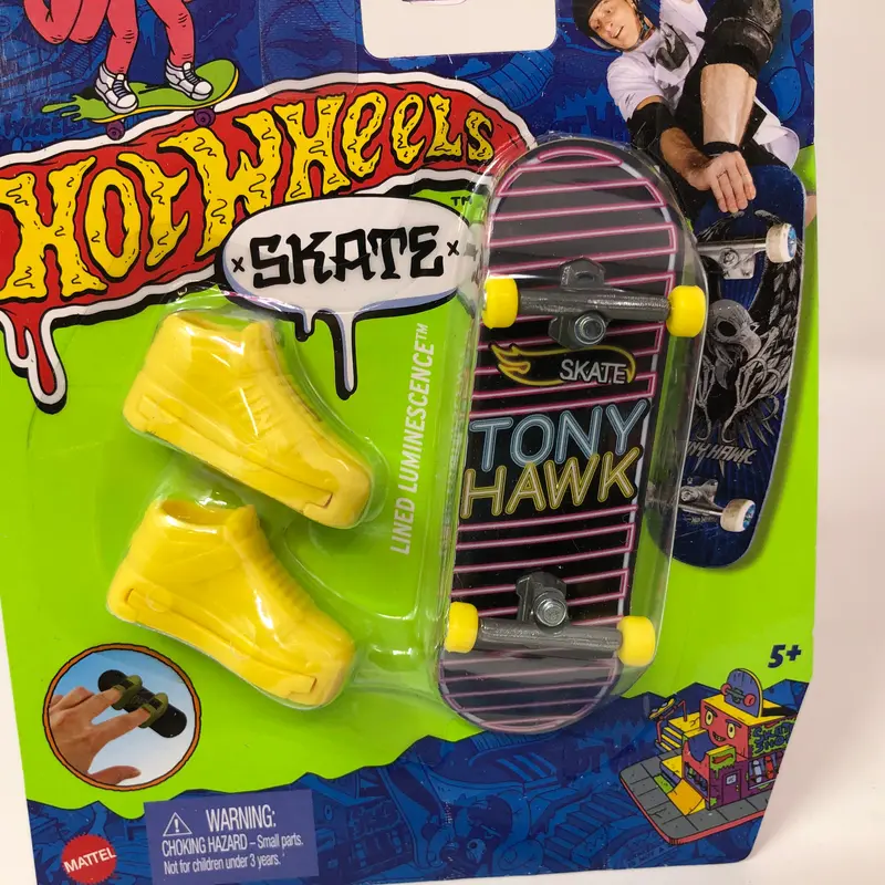 2023 Hot Wheels Skate Boards Tony Hawk * Lined Luminescence & Shoes 1