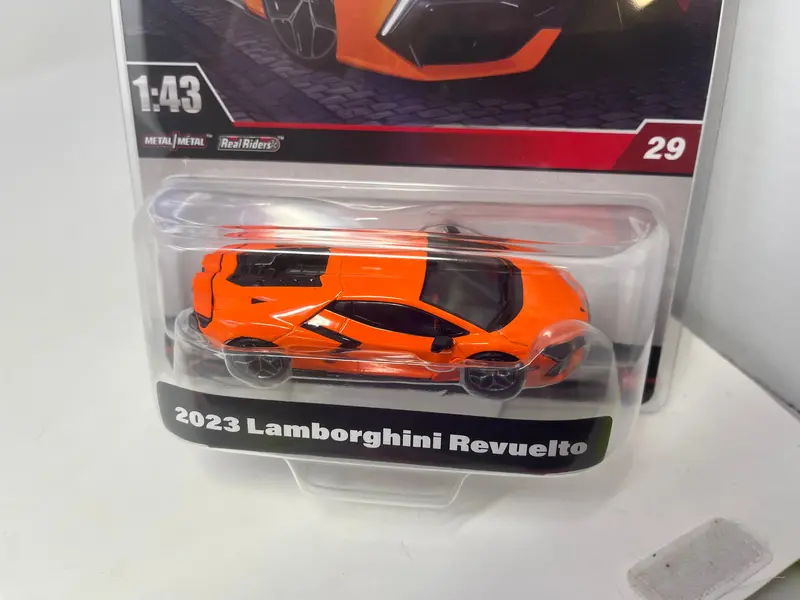 2023 Lamborghini Revuelto * Orange * 2025 Hot Wheels 1:43 Scale Series Case J 2